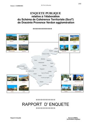 Rapport CE - SCo T Dracénie