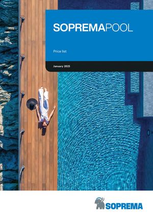2025 SopremaPool price list