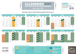 Calendriers Pro 2025 Ars En Re