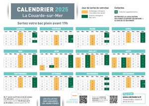 Calendriers Particuliers 2025 La Couarde Sur Mer