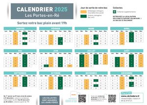 Calendriers Particuliers 2025 Les Portes En Re
