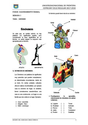Semana 1 Raz Verbal Imprimir De 1 A 12