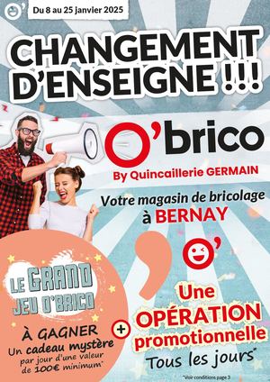 Tabloide O'brico Germain Changement Enseigne 2025 Bat2