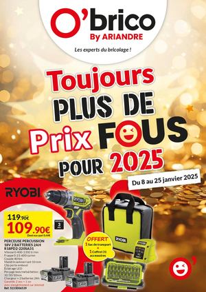 Tabloide O'brico By Ariandre Prix Fous Janvier 2025 Bat