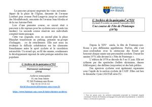 AMFAR A15 531 Une course pour la Fête de Printemps 1978