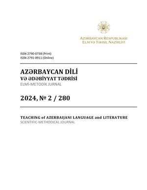 Azərbaycan dili və ədəbiyyat tədrisi 2024 №2