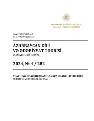 Azərbaycan dili və ədəbiyyat tədrisi 2024 № 4