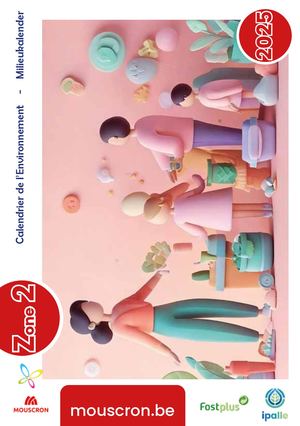 Mouscron Calendrier 2025 Zone 2