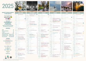 Calendrier 2025 de la ville de Gif-sur-Yvette