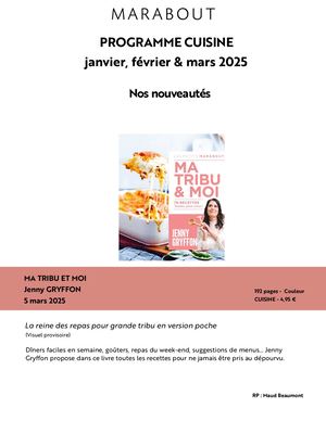 Marabout Cuisine Janvier Février Mars 2025
