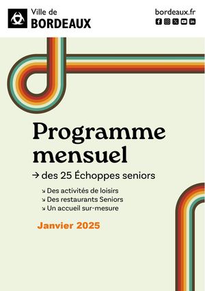 Programme Mensuel Des Activités Janvier