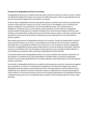 Calaméo - El Impacto De La Desigualdad Económica En La Sociedad