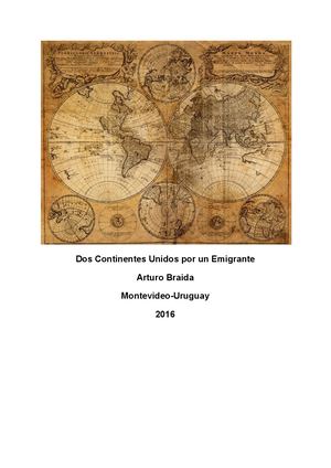 Dos Continentes Unidos Por Un Emigrante