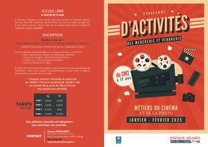 PROGRAMME MERCREDIS ET VENDREDIS - JANVIER / FEVRIER