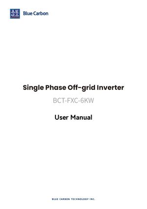 Bct-Fxc-6kw Blue Carbon