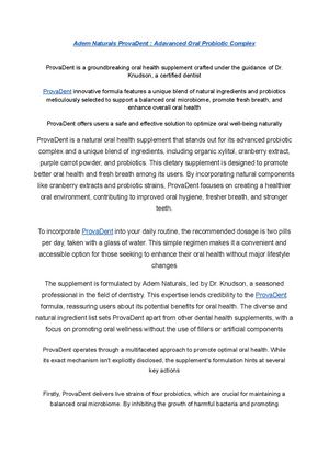 Prova Dent مستندات Google