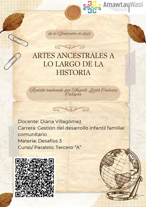 Revista Artes Ancestrales A Largo De La Historia