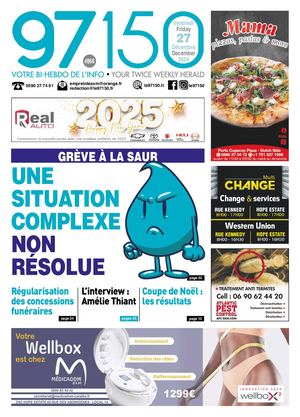 Journal le 97150 - Edition du vendredi 27 décembre 2024 - N°866