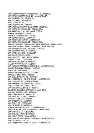 Punti Vendita Crai Sardegna - Promozione Straordinaria