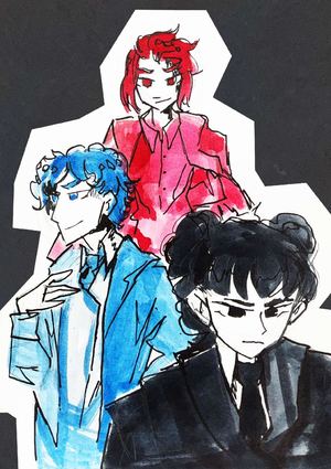 Люди в костюмах