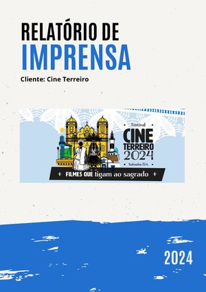 Relatório De Imprensa Cine Terreiro Dez 2024