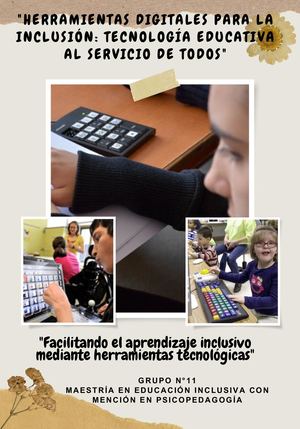 Revista Digital "Herramientas Digitales para la Inclusión: Tecnología Educativa al Servicio de Todos"