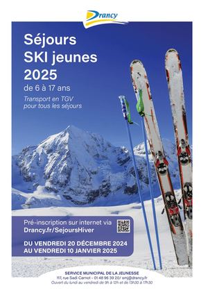 Brochure des séjours d'hiver