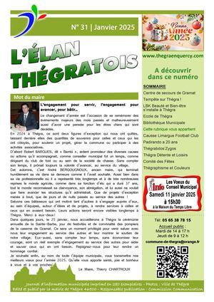Élan Thégratois N°31 - Janvier 2025