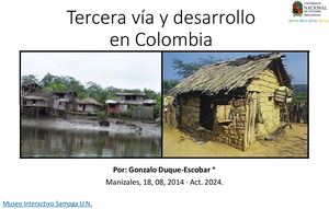 Tercera vía y desarrollo en Colombia