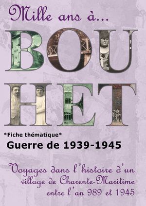 Guerre 1939-1945 à Bouhet