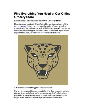 Find Everything You Need At Our Online Grocery Store