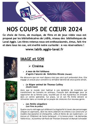 2024 Coups De Coeur LABib2024