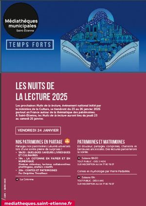 Calaméo - Programme Nuits de la Lecture 2025