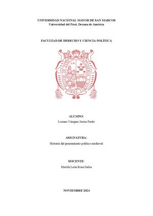 Juan De Salisbury: Un Precedente De La Teoría Política Medieval