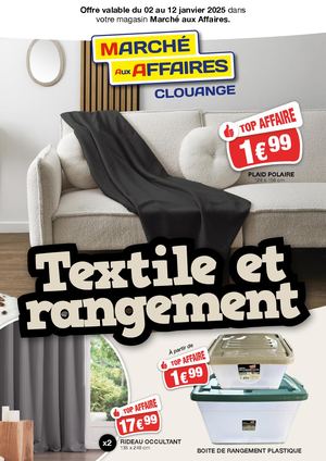 Clouange Catalogue Textile Rangement 2025