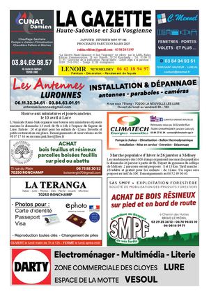 La Gazette Haute Saônoise et Sud Vosgienne n°181