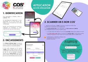 Guide Cos E Scan Application (Utilisateurs)