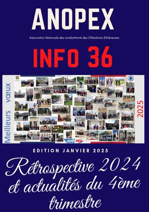 ANOPEX INFO 36 Janvier 2025