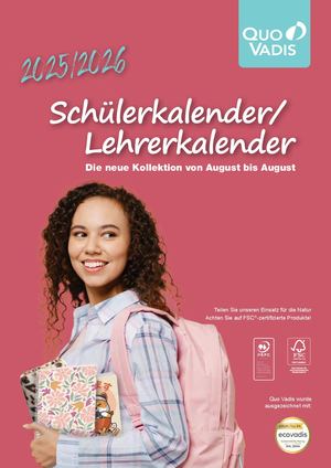2025 DE Schülerkalender Und Lehrerkalender