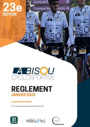 Règlement de la cyclosportive La Bisou