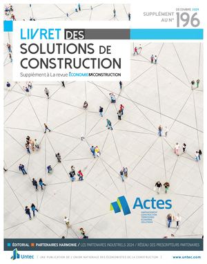 Numéro 1 | Livret des solutions de construction