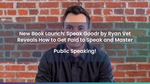 New Book Launch: Speak Goodr by Ryan Vet - Get Paid to Speak and Master Public Speaking!