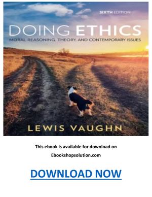 Doing Ethics 6th Edition PDF