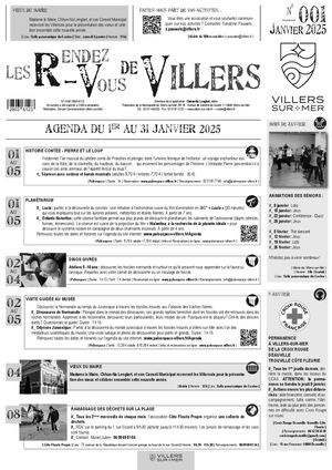 Les Rendez Vous De Villers N°01 Janvier 2025