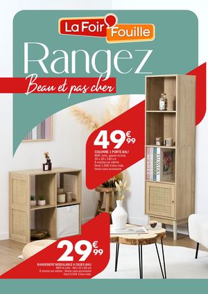 CATALOGUE RANGEMENTS