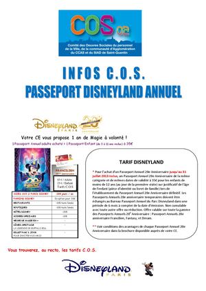 Cos Saint Quentin Note Infos Cos Web Passeport Francilien Disneyland 17 04 2013