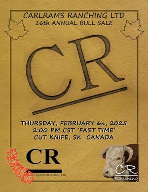 Carlrams Ranching 16th Annual Bull Sale