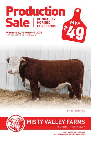 Misty Valley Farms 49th Annual Production Sale