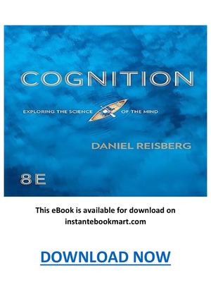 Cognition Exploring The Science Of The Mind 8th Edition Pdf