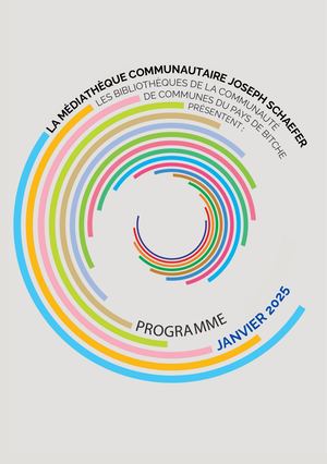 Programme des animations Janvier 2025 - Médiathèque communautaire Joseph Schaefer